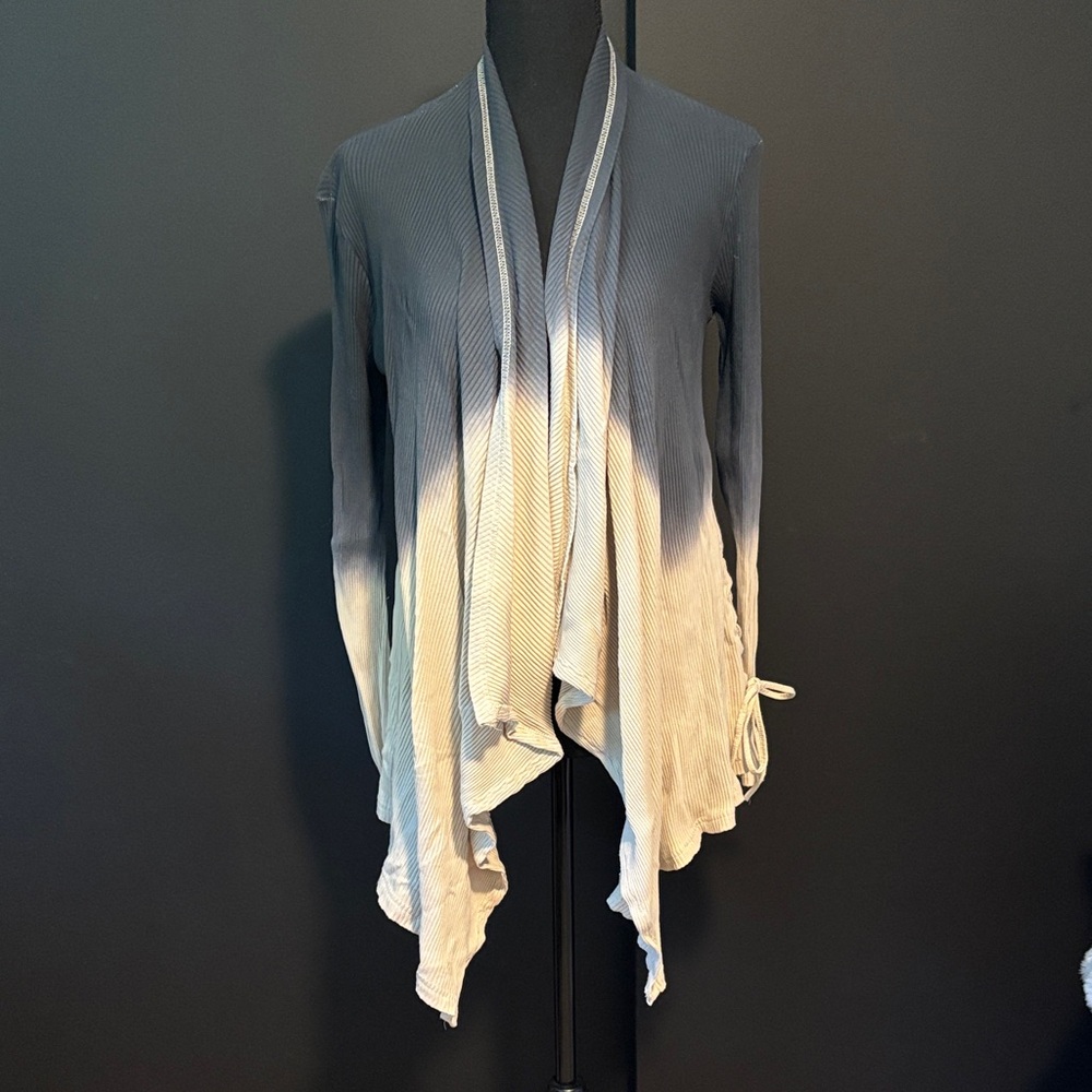 HyFve Gradient Open-Front Cardigan